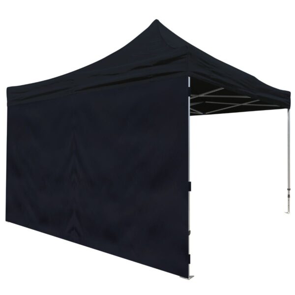 3 m. sort lukket side til 3 x 6 m eller 6 kantet pavillon