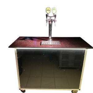 Rullebar med fadølsanlæg, 2 haner